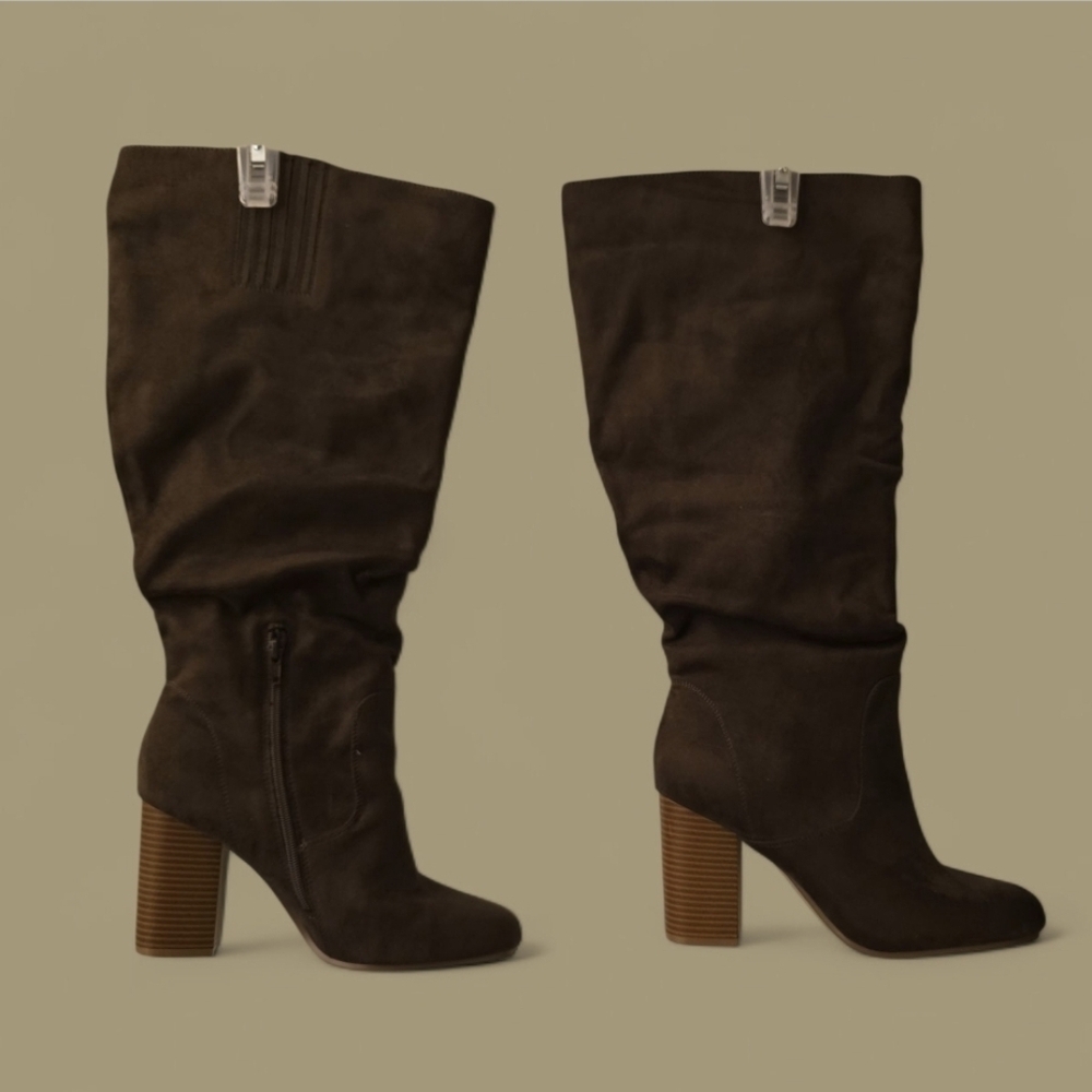 Elegant Brown Knee-High Boots